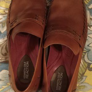 Kenneth Cole Reaction Men's 9.5  brown leather shoes